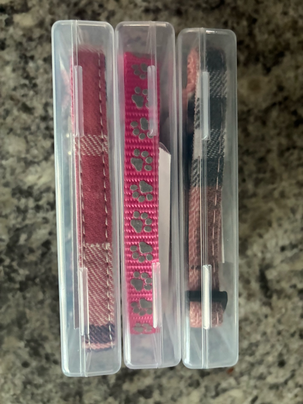 3 Pink Cat Collars - GPS TRACKING